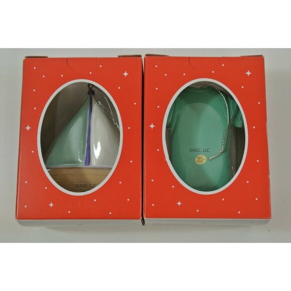 American Greetings Christmas Ornaments Grandson Parents-To-Be Lot of 10 Heirloom - Picture 5 of 9